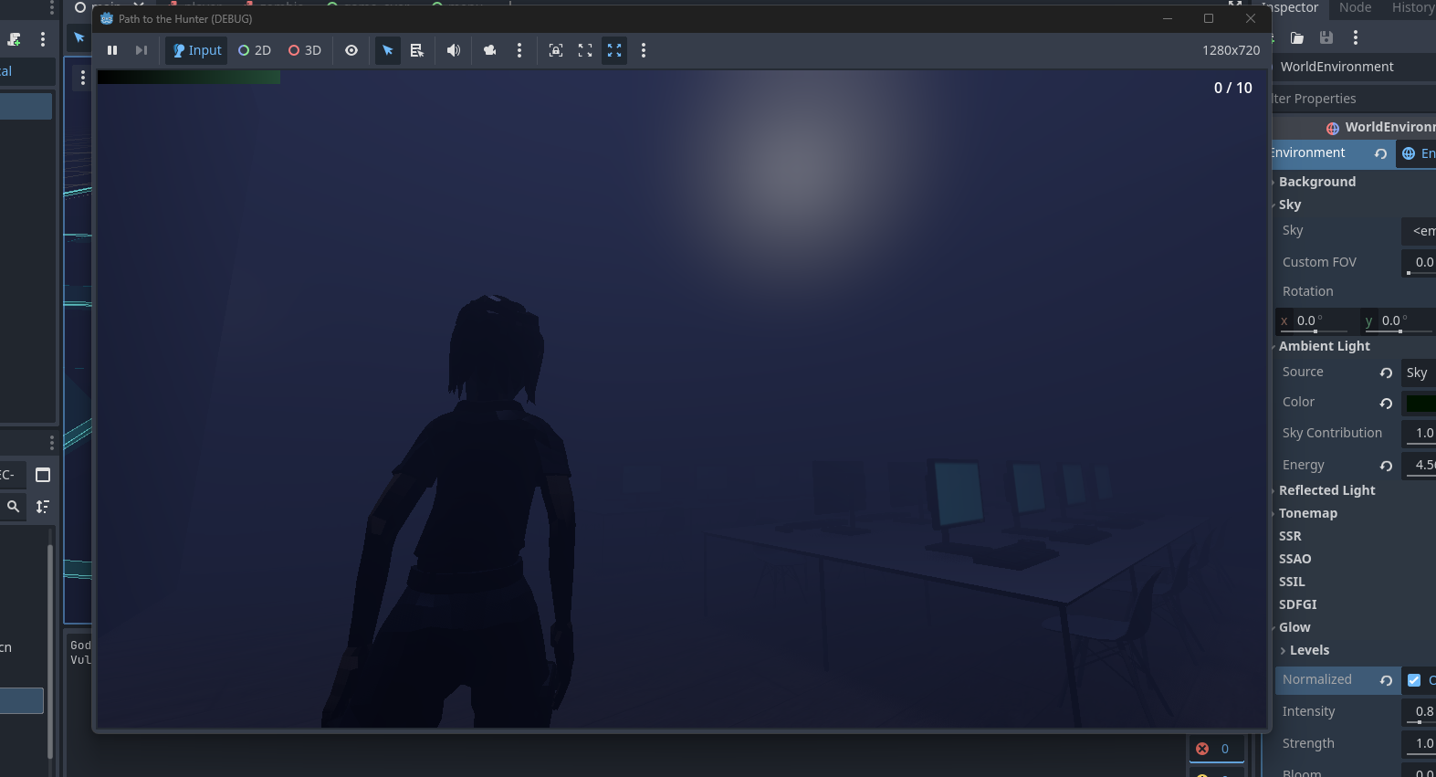 Godot horror game