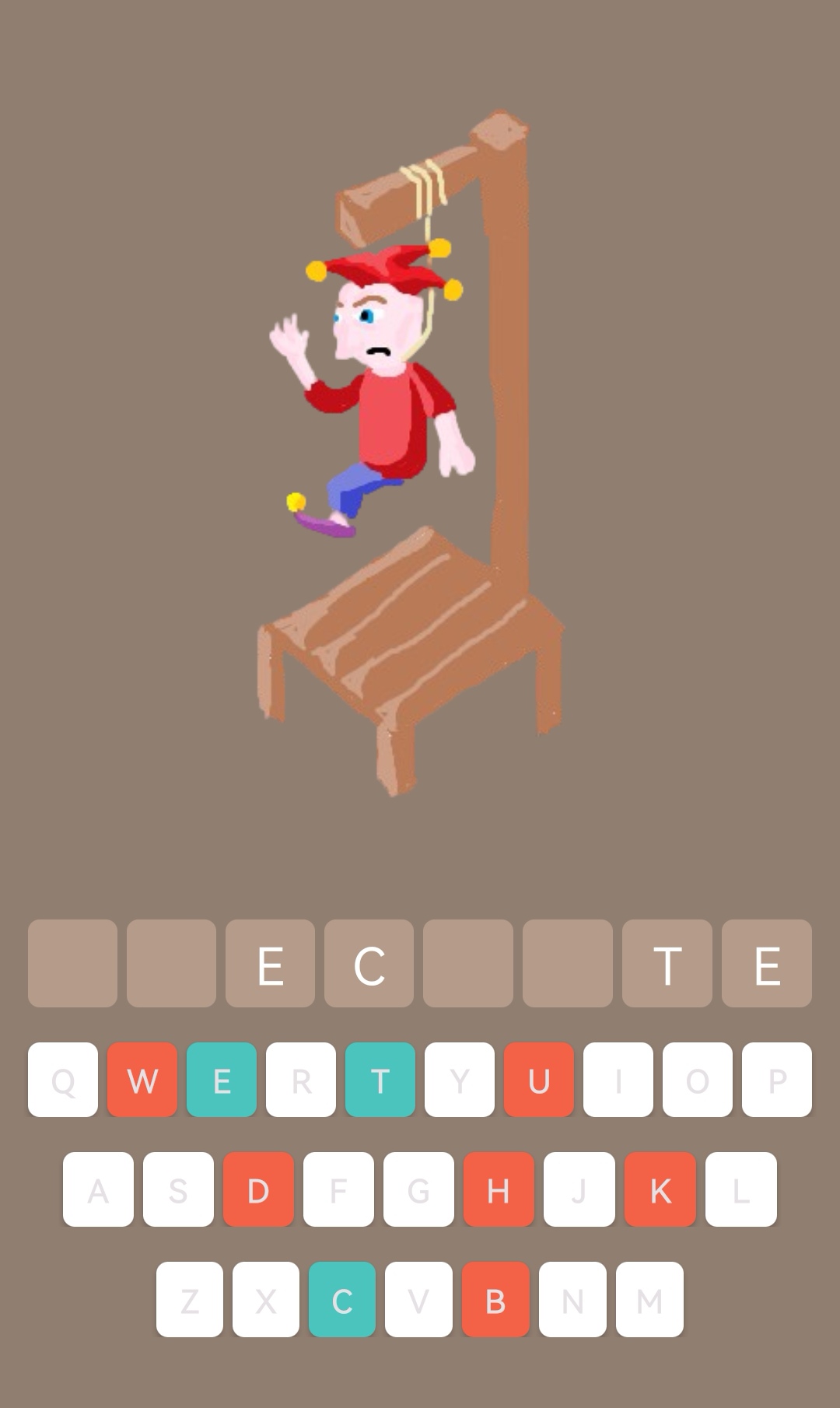 Hangman mobile game